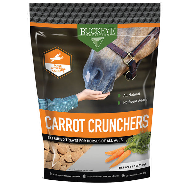 Buckeye Nutrition Carrot Crunchers Treats All Natural 4 Lb